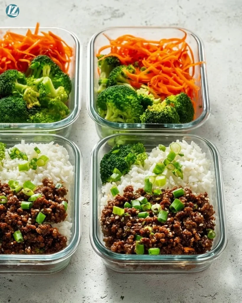 Spicy Firecracker Beef Meal Prep Bowls: Quick Dinner Fix