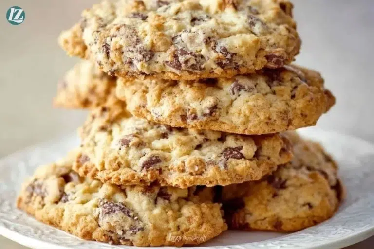Freshly baked Neiman Marcus Cookies with chocolate and nuts