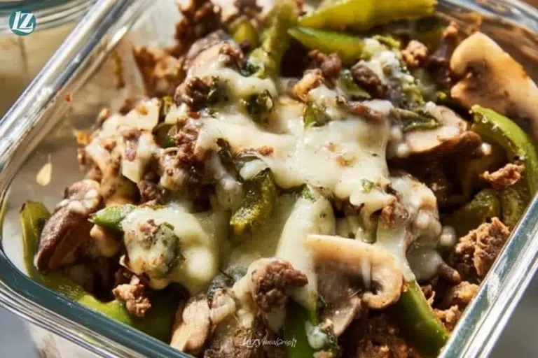 Delicious Philly cheesesteak meal prep in easy steps