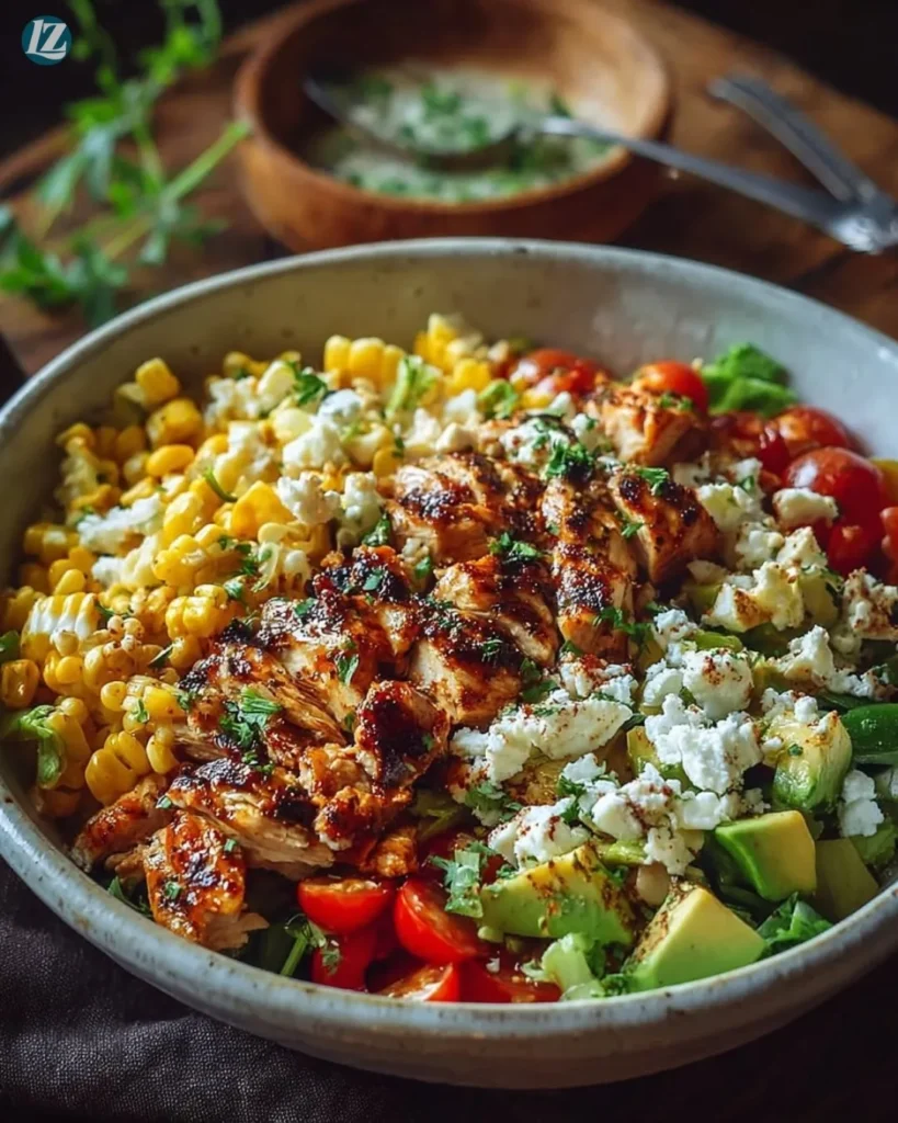 Street Corn Chicken Bowl Meal Prep recipe