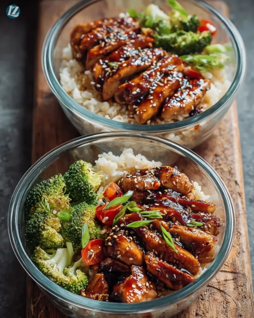 Meal Prep Teriyaki Chicken Bowls
