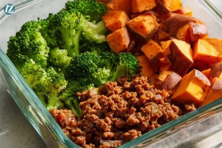 Healthy sloppy joe meal prep bowls for weekly lunch planning.