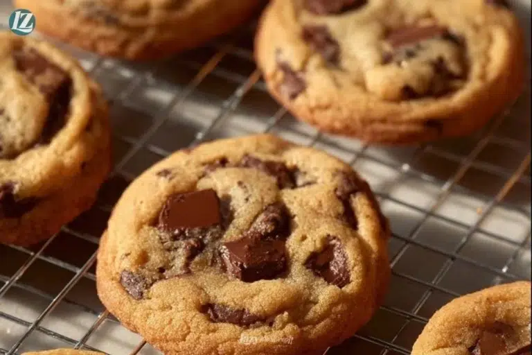 Ultimate brown butter chocolate chip cookies on a plate