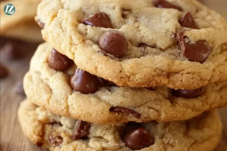 Delicious gluten free chocolate chip cookies on a cooling rack