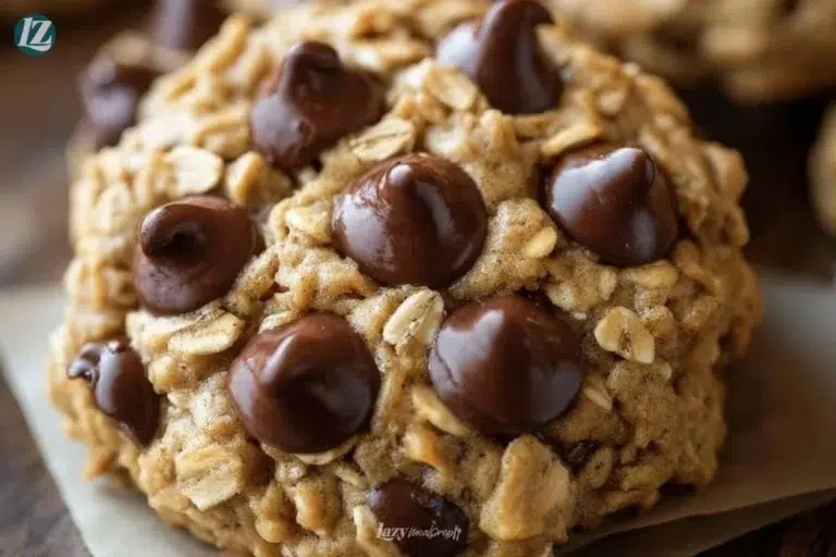 Unique oatmeal chocolate chip cookies with oats and chocolate chips