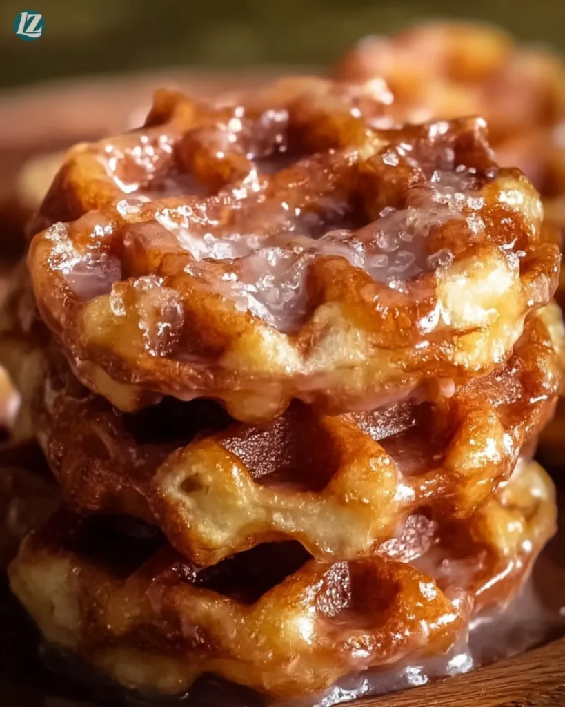 Apple Fritter Waffle Donuts