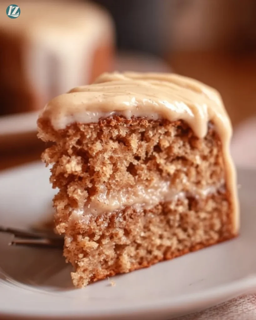 EASY Applesauce Cake with Cinnamon Cream Cheese Frosting