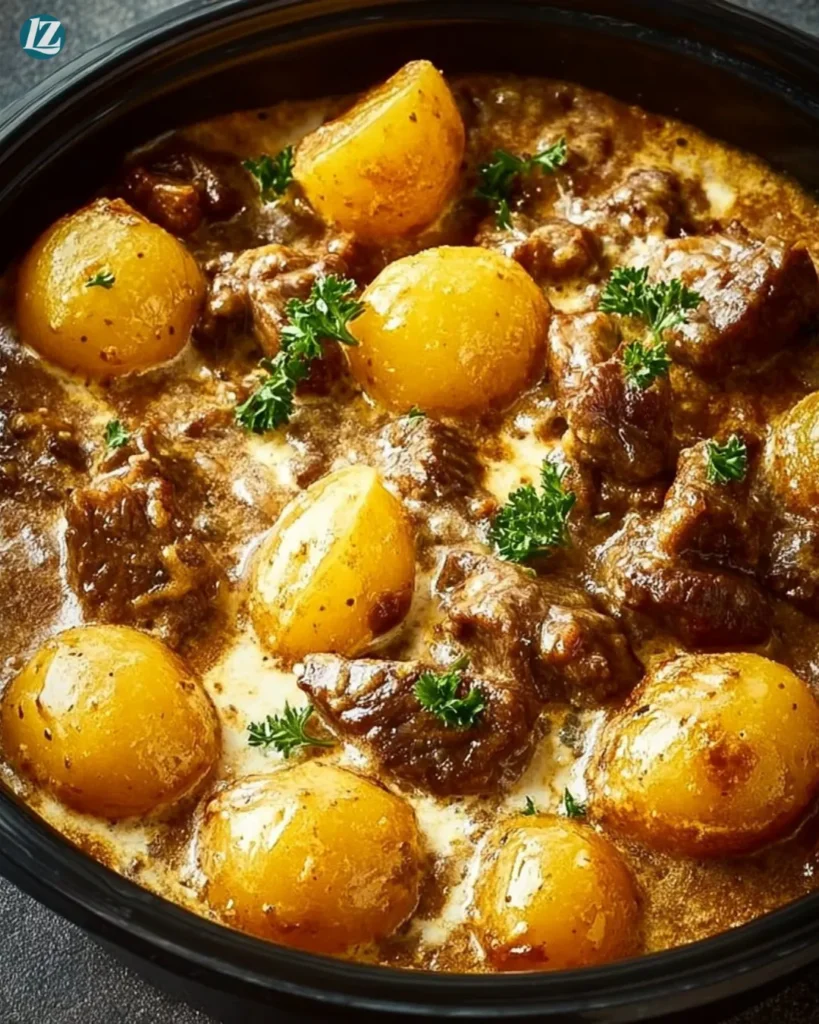 easy Creamy One-Pot Beef and Potato Casserole