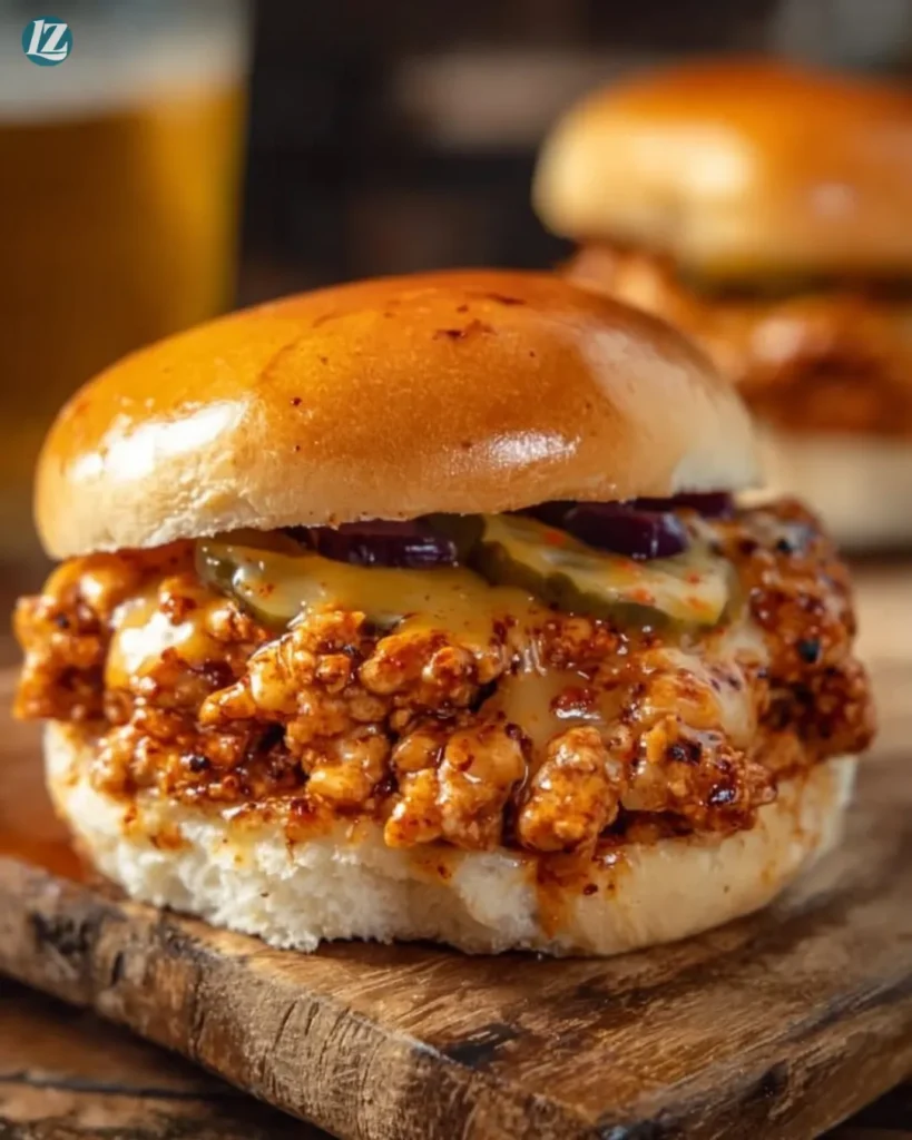 easy Cajun Chicken Sloppy Joes recipe