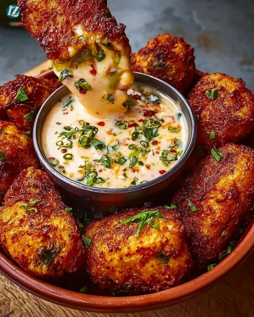 easy jalapeño ranch chicken poppers