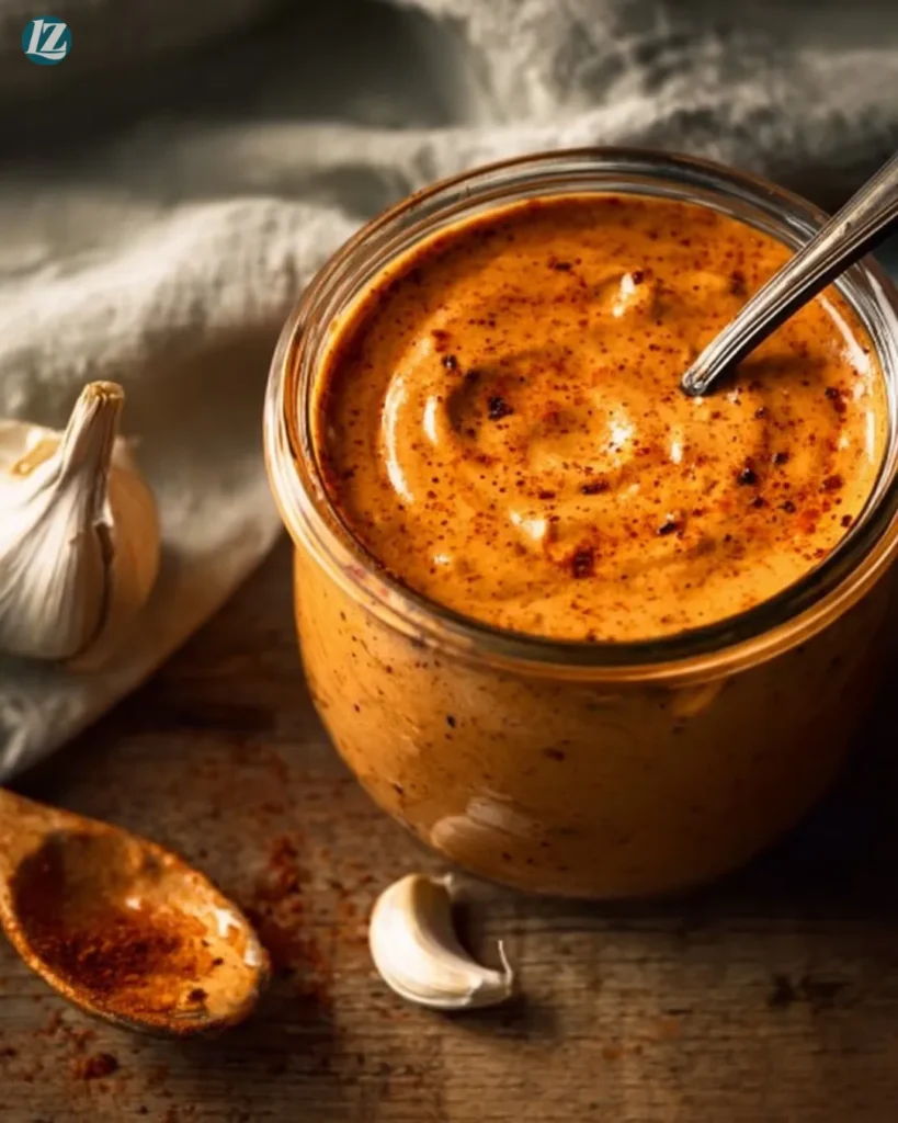 easy Chipotle Sauce with Garlic and Sour Cream