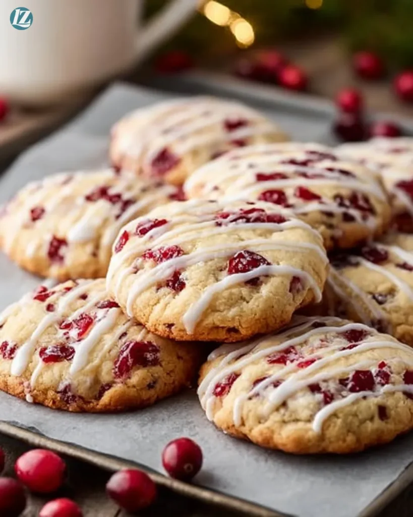 easy Christmas cranberry cookies