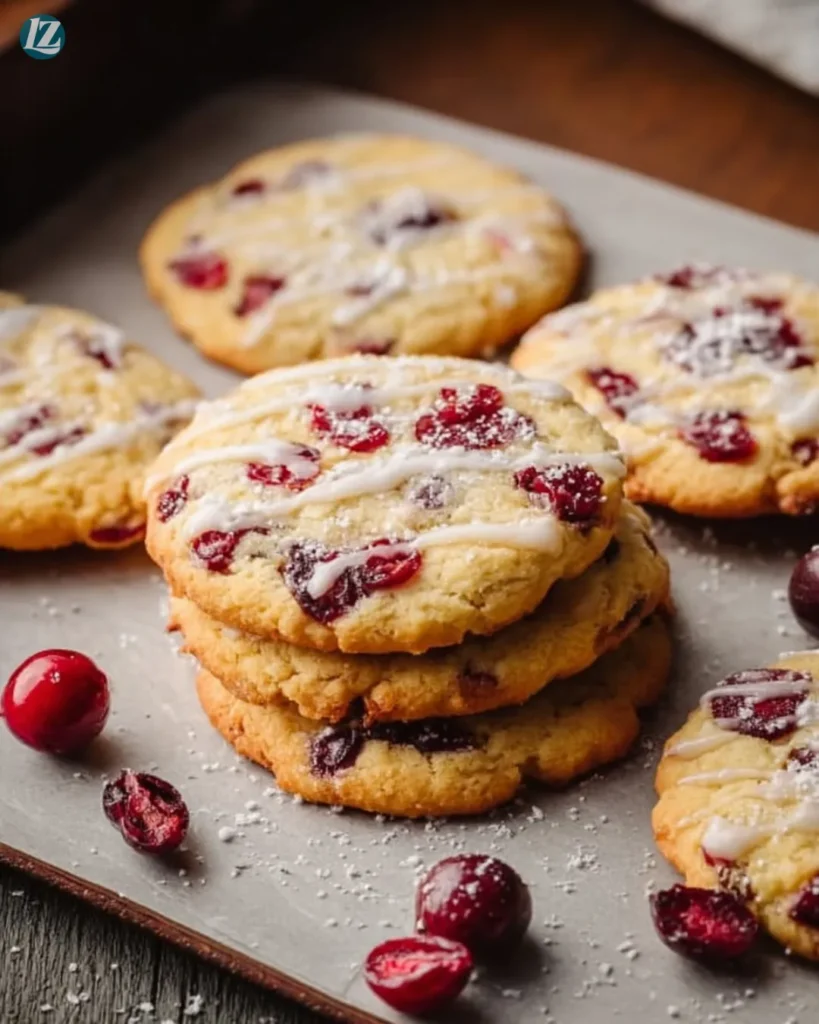 Christmas cranberry cookies
