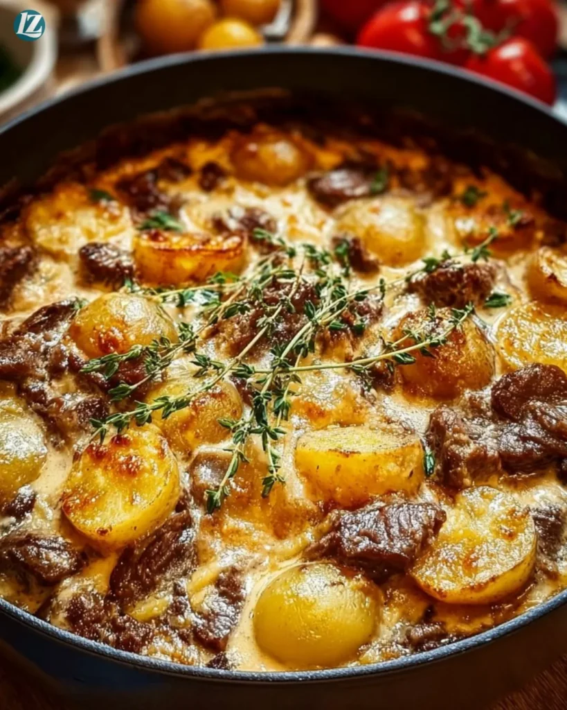 Creamy One-Pot Beef and Potato Casserole