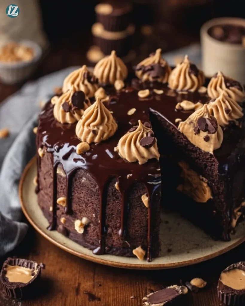 easy Chocolate Peanut Butter Cake
