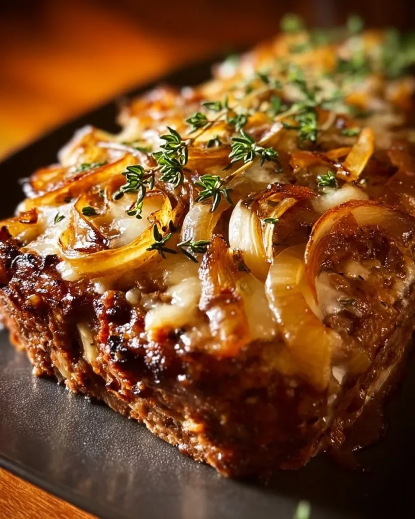 easy French Onion Meatloaf