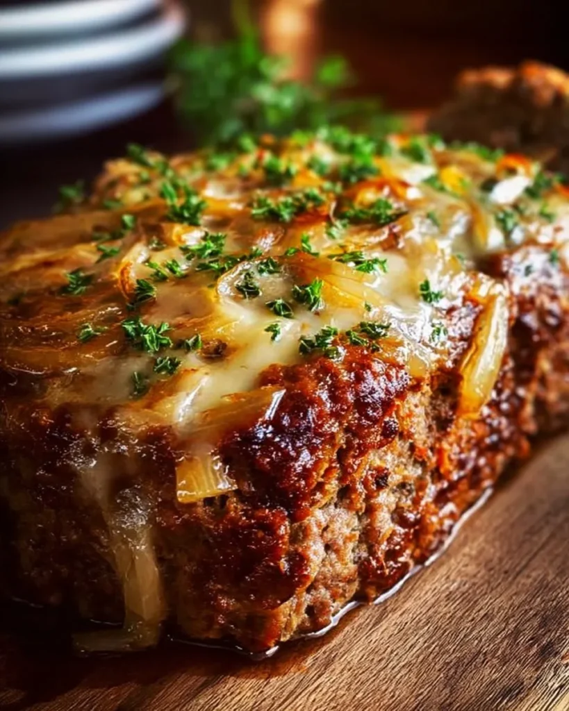 French Onion Meatloaf