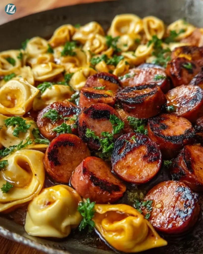 Blackstone Grilled Kielbasa and Tortellini That Wins Weeknights