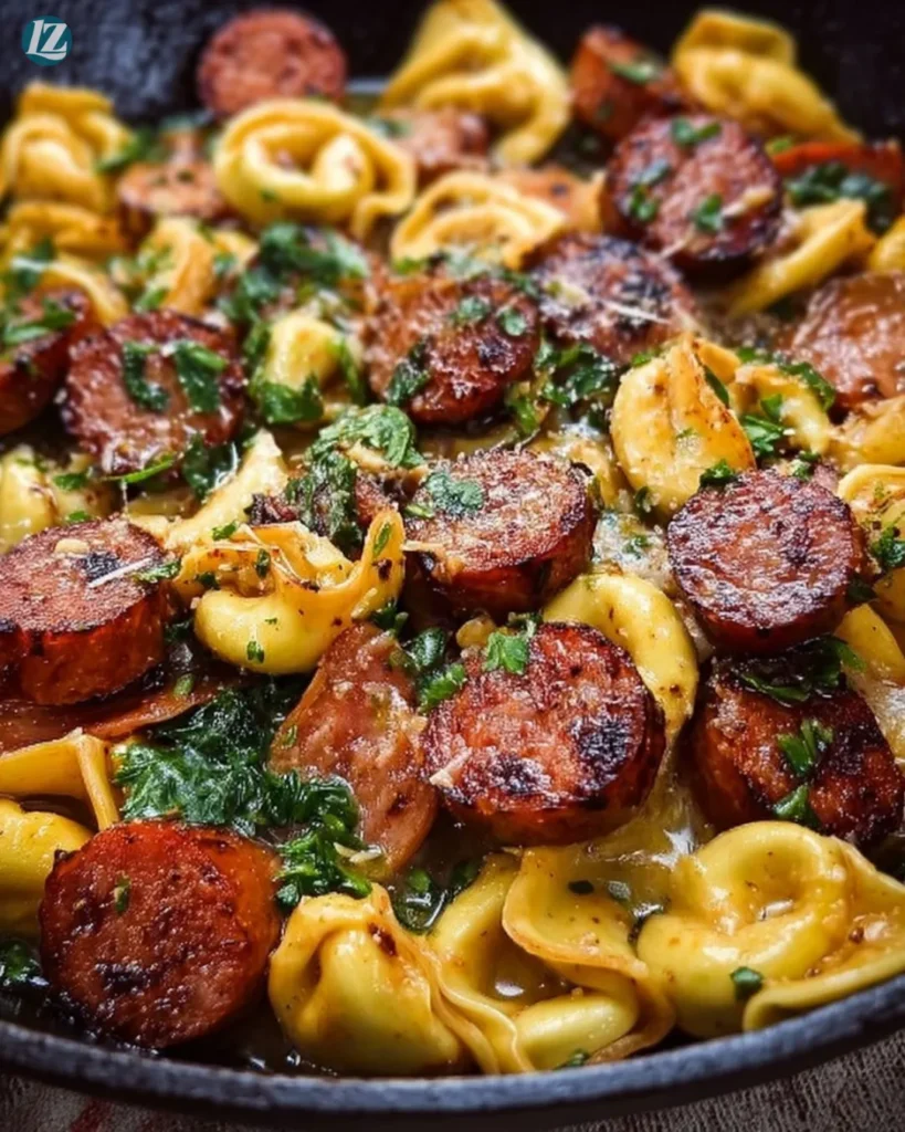 Blackstone Grilled Kielbasa and Tortellini That Wins Weeknights