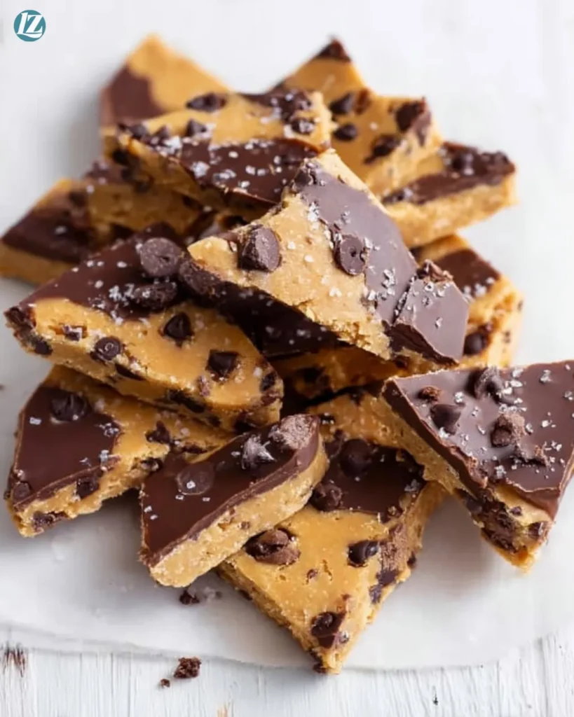 Healthy Cookie Dough Bark