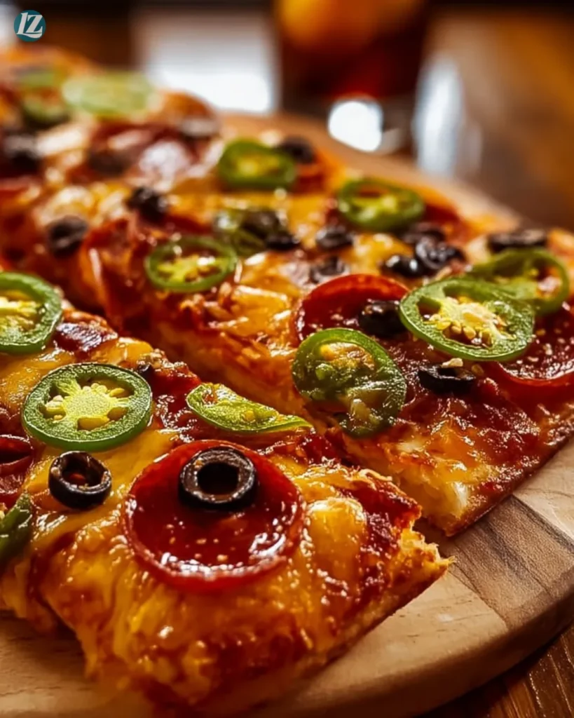 Savory Hot Honey Flatbread Pizza