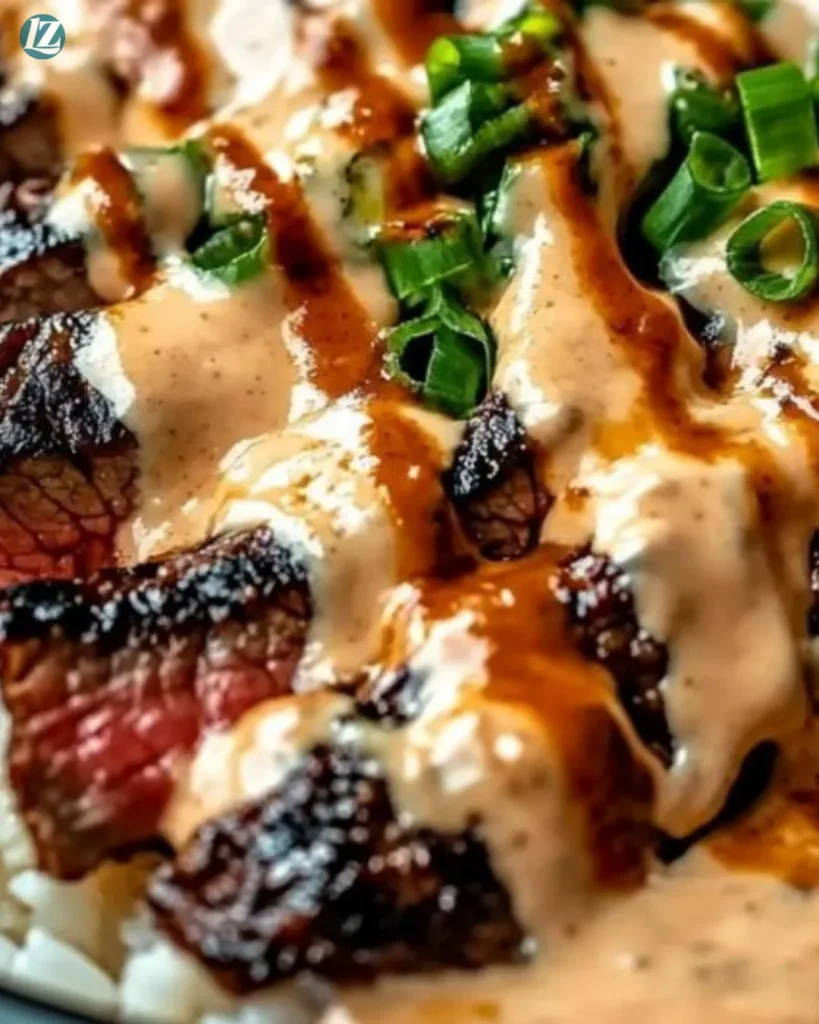 creamy Korean BBQ Steak Bowls