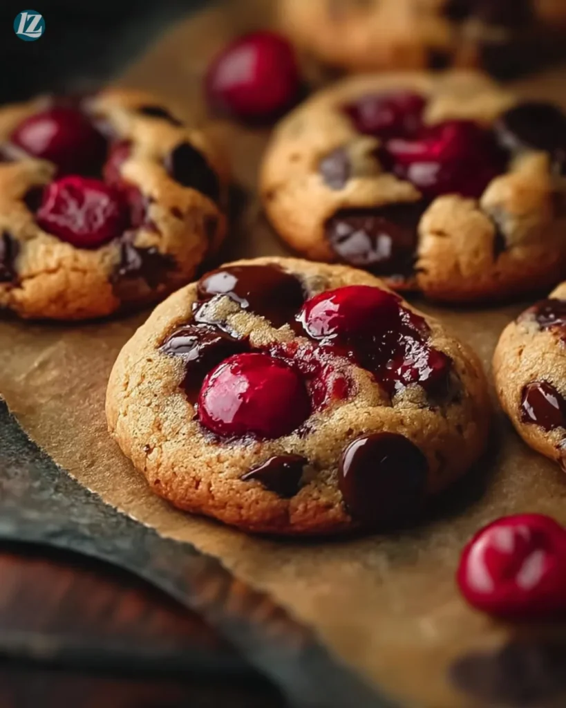 Maraschino Cherry Chocolate Chip Cookies Delight