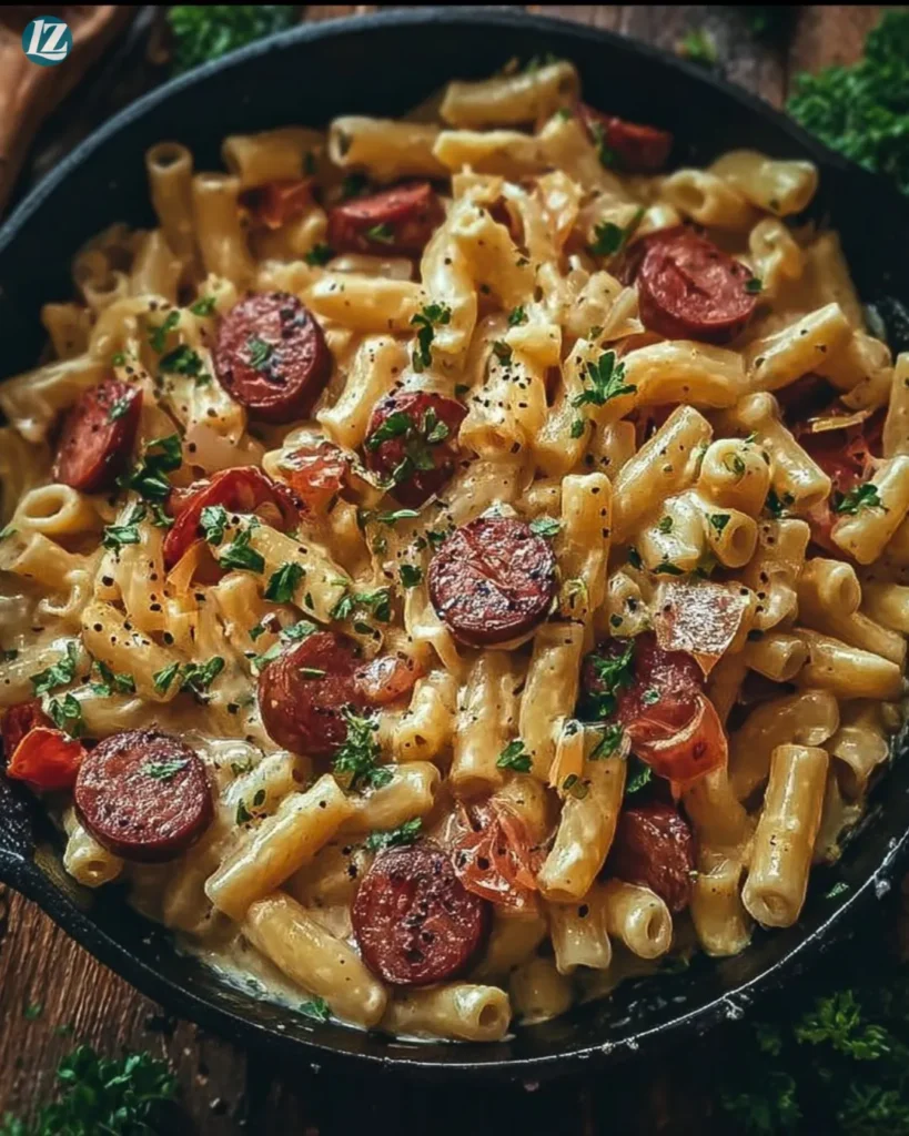easy kielbasa pasta