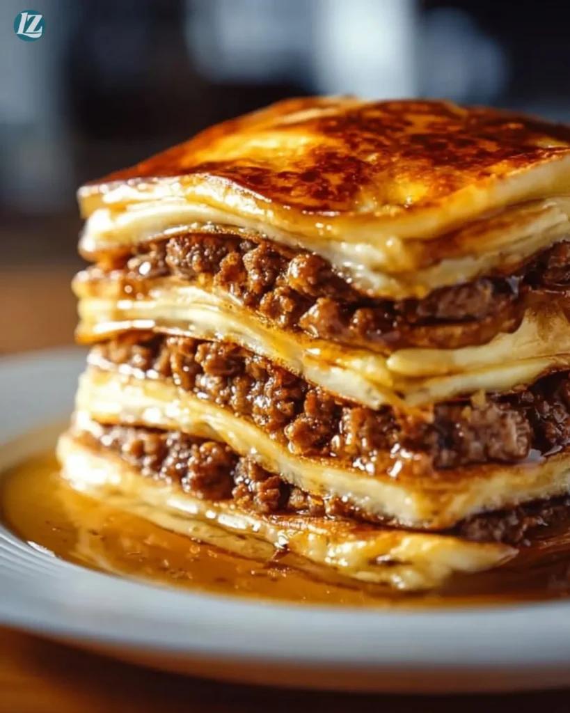 easy pancake sausage casserole