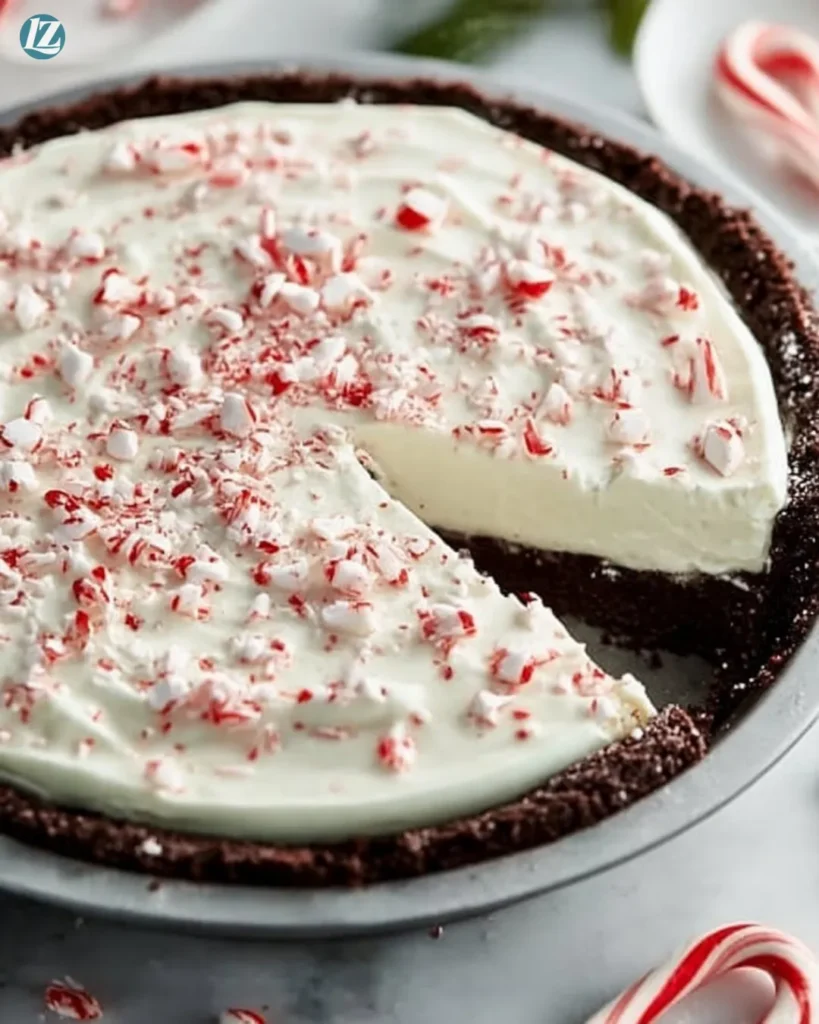 easy Quick Christmas Peppermint Pie