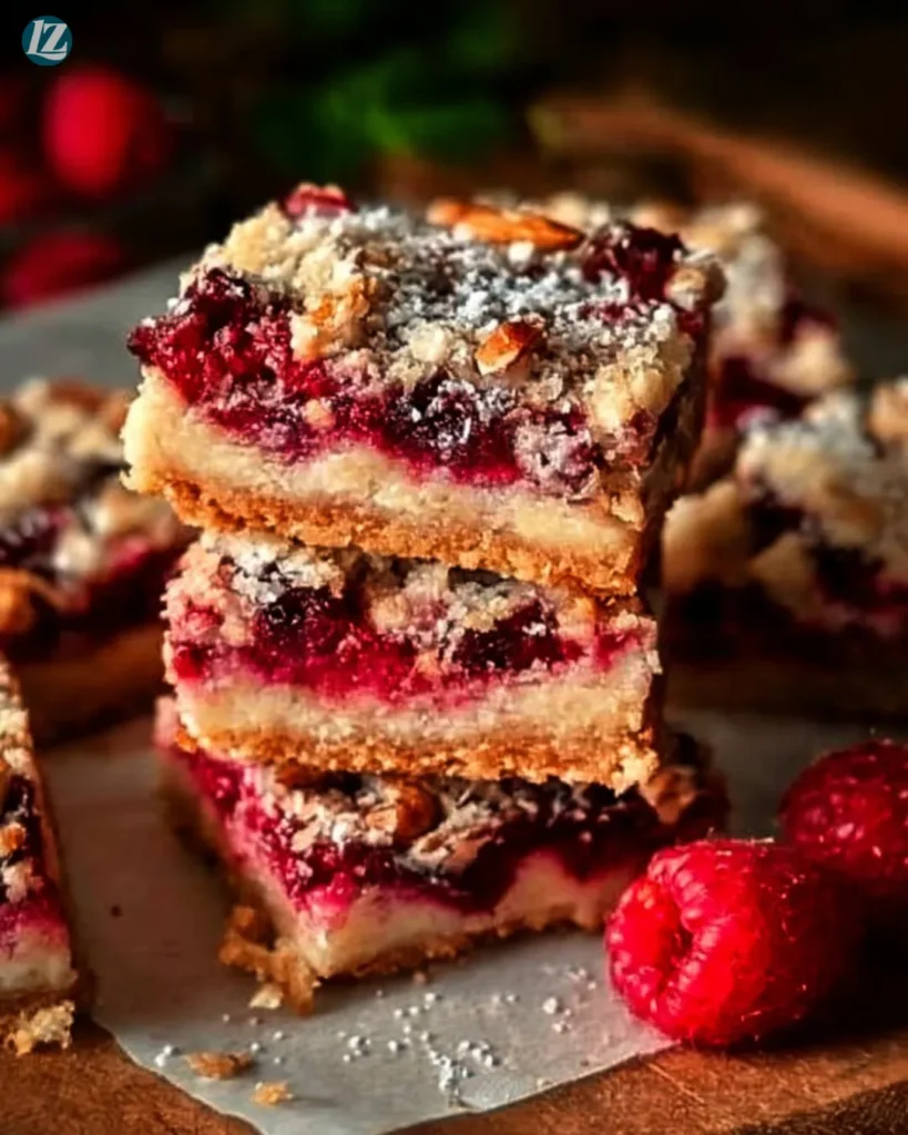 Raspberry Coconut Magic Bars