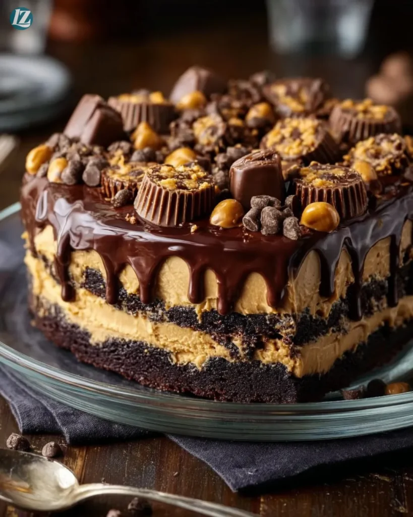 Reese’s Peanut Butter Earthquake Cake