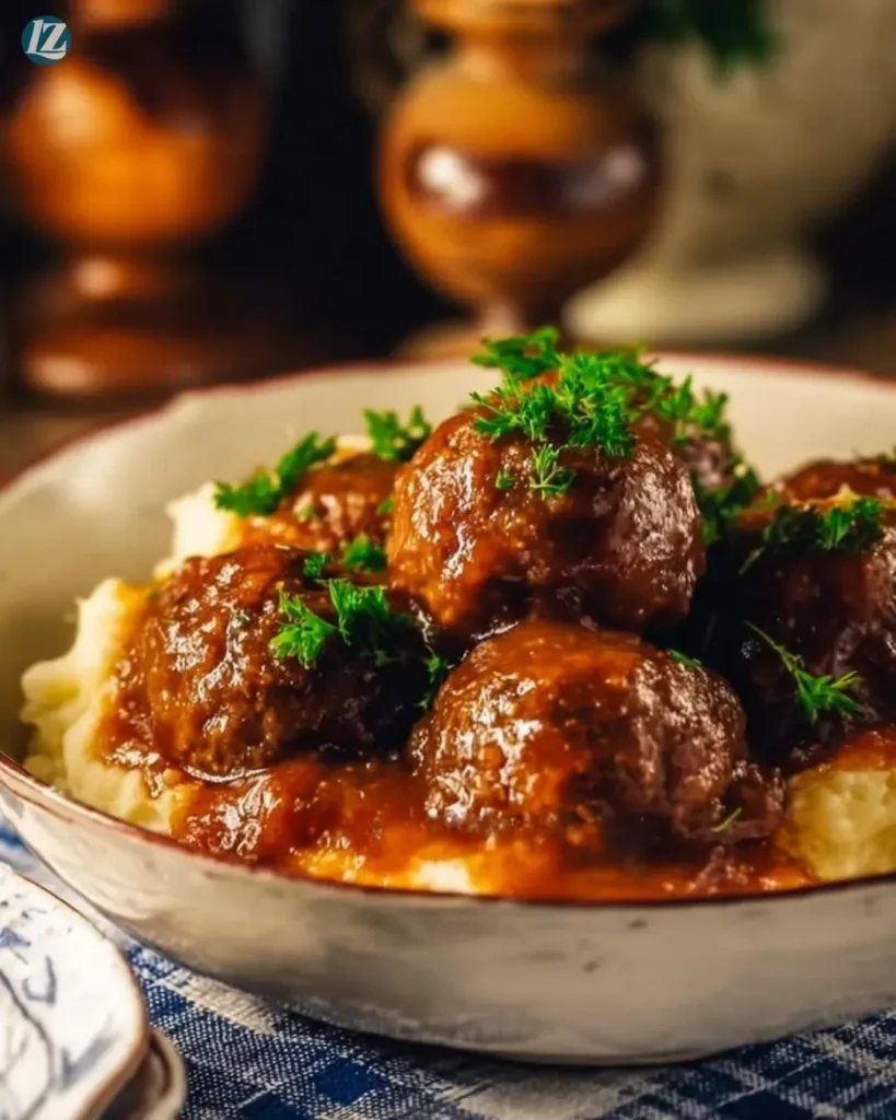 Salisbury-steak-meatballs-crockpot