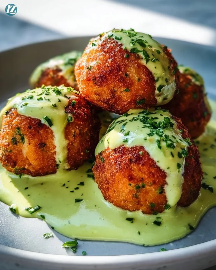 Salmon Balls with Creamy Avocado Sauce: An Easy Notion for Dinner Tonight