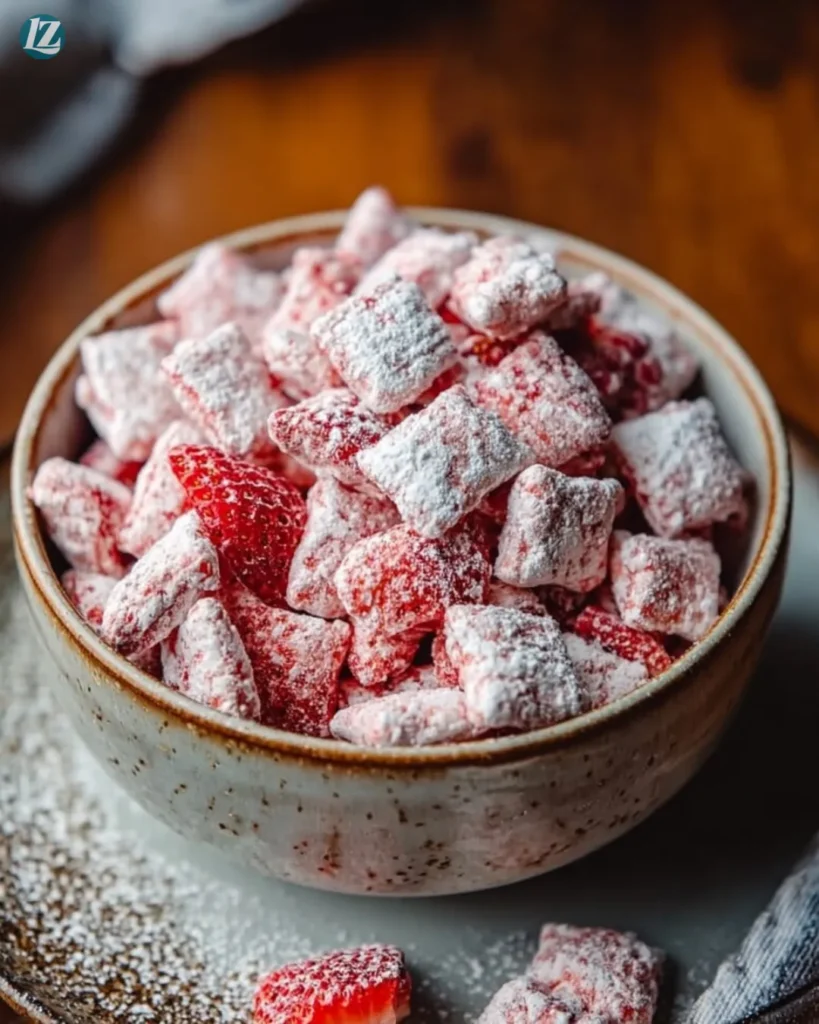 Strawberry Shortcake Puppy Chow