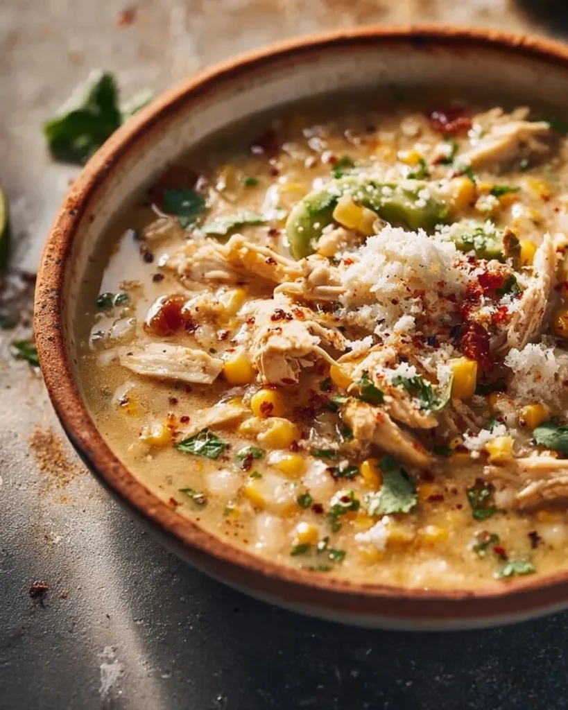 Mexican Street Corn White Chicken Chili