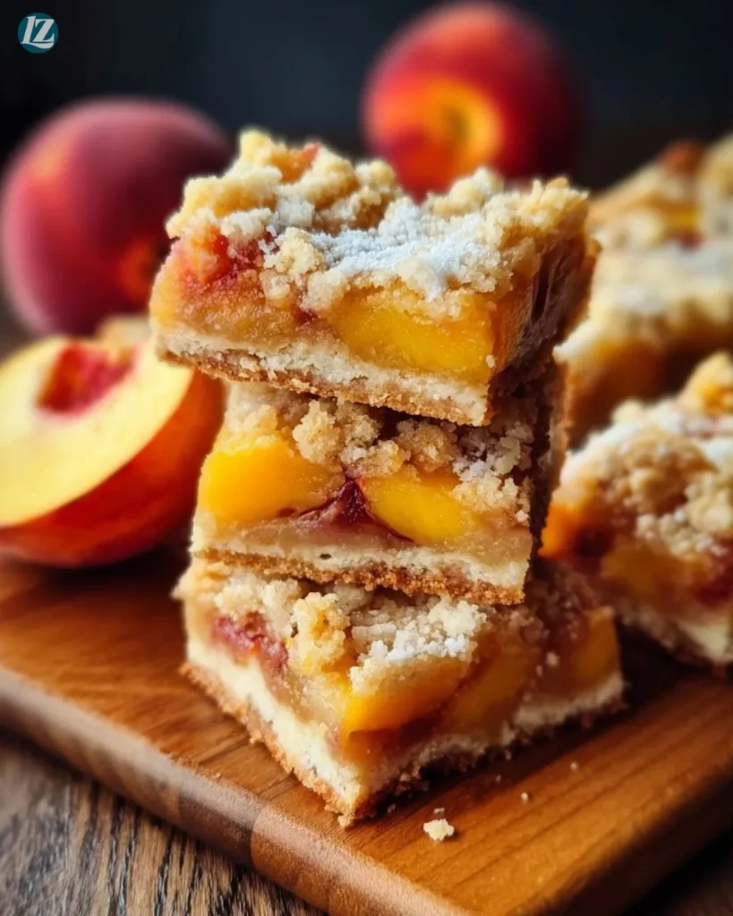 Heavenly Summer Peach Bars