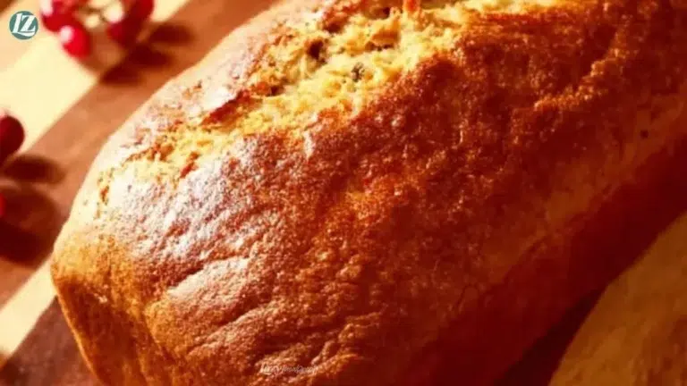 Freshly baked cranberry orange bread with vibrant cranberries and citrus