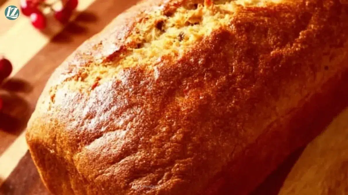 Freshly baked cranberry orange bread with vibrant cranberries and citrus