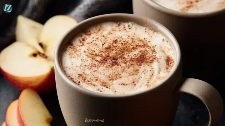 Delicious Apple Chai Latte in a warm mug with spices