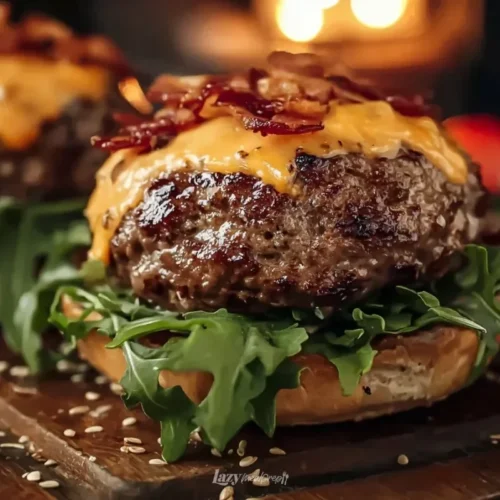 Delicious Crack Burgers with fresh ingredients and toppings