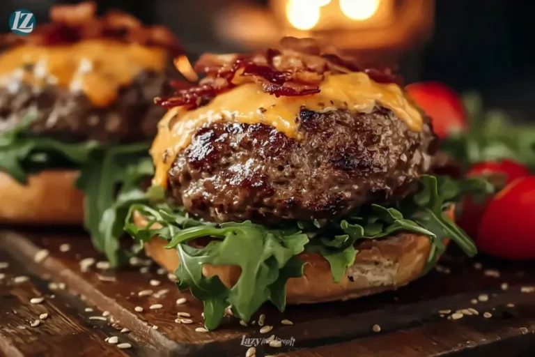 Delicious Crack Burgers with fresh ingredients and toppings