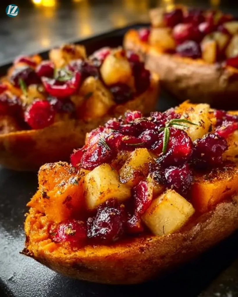 Indulge in Cranberry Apple Twice-Baked Sweet Potatoes This Fall!