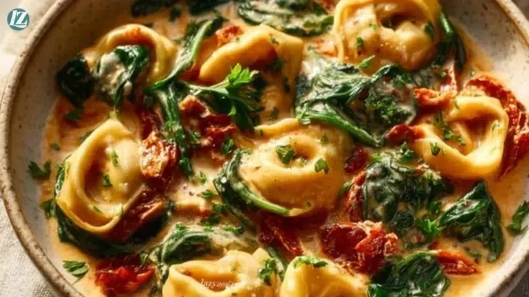 Delicious Marry Me Tortellini dish served with fresh herbs in a bowl