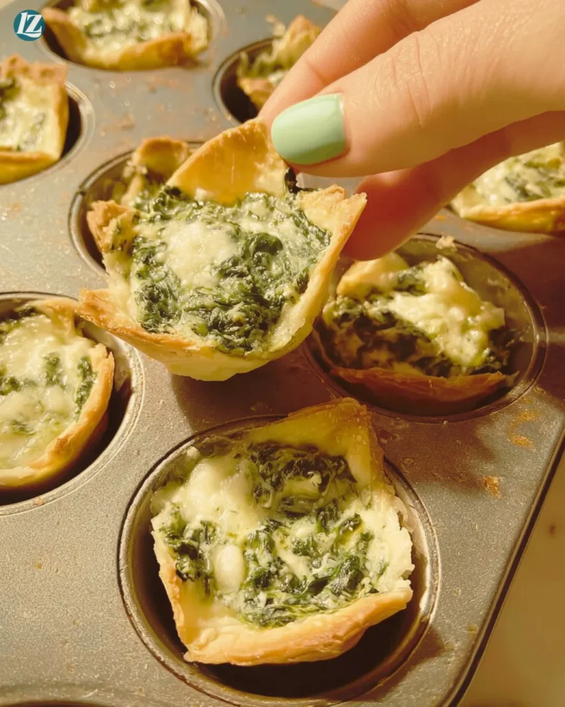 Spinach and Artichoke Wonton