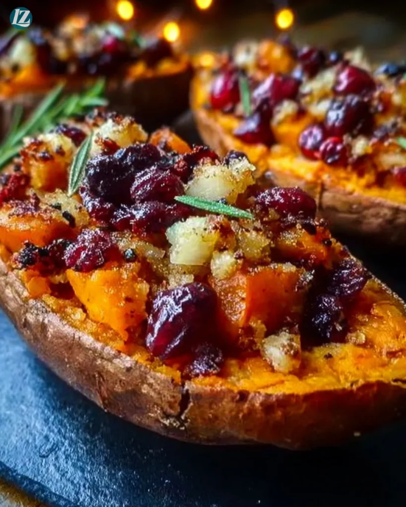 Indulge in Cranberry Apple Twice-Baked Sweet Potatoes This Fall!