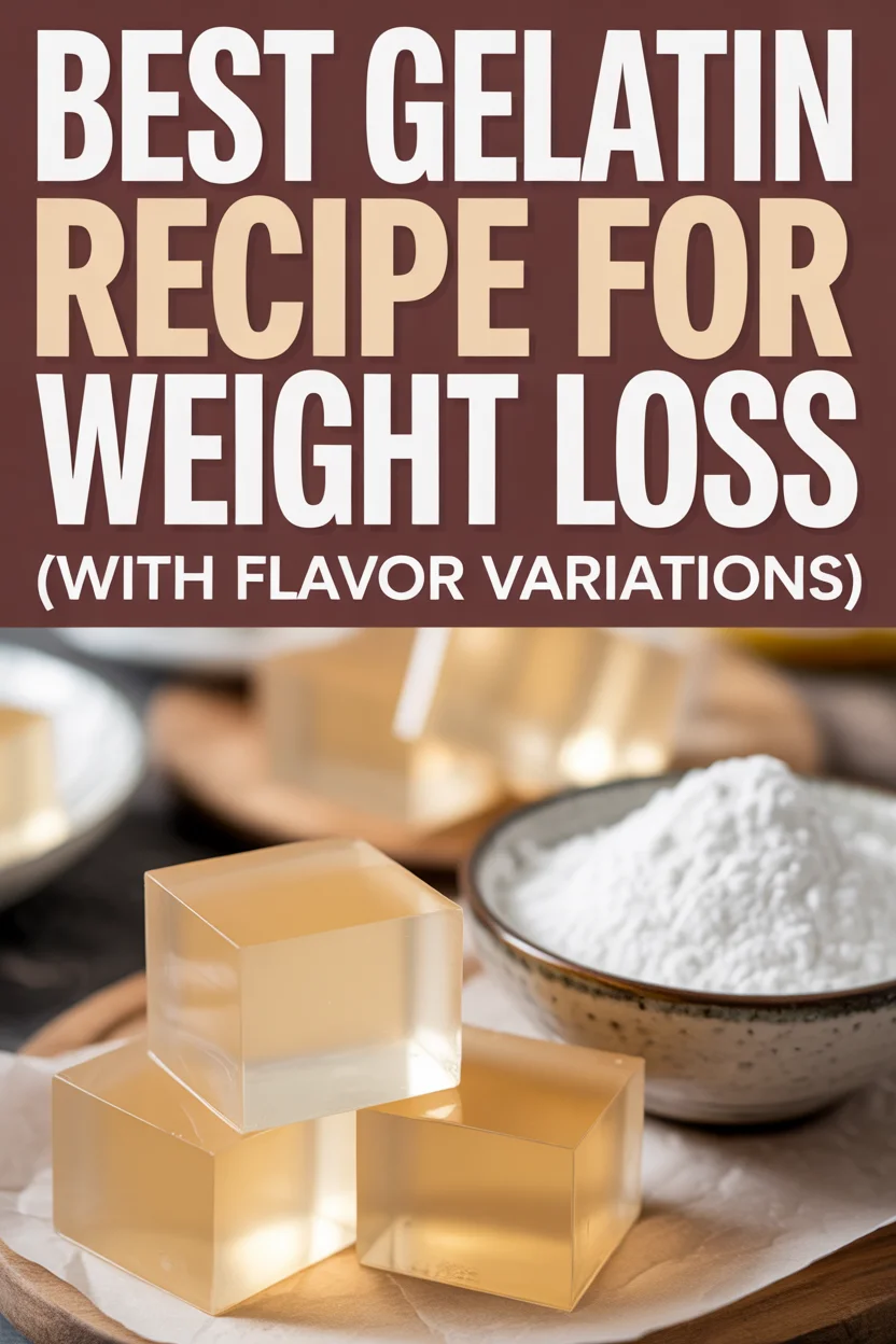 gelatin weight loss recipe