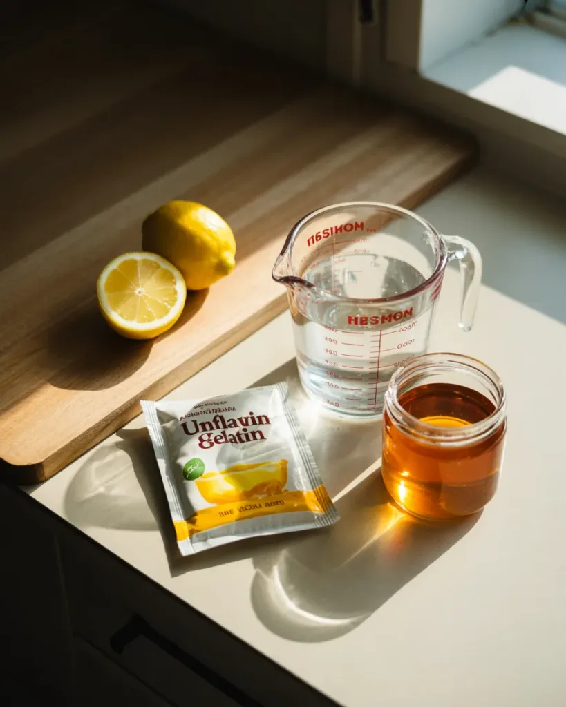 Three simple ingredients for viral gelatin weight loss trick