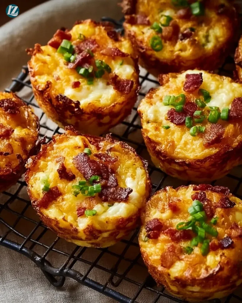 Loaded Bacon and Egg Hash Brown Muffins recipe