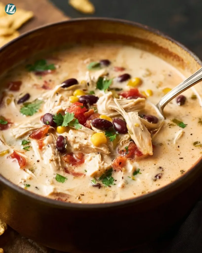 Easy Creamy Chicken Taco Soup